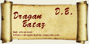 Dragan Bataz vizit kartica